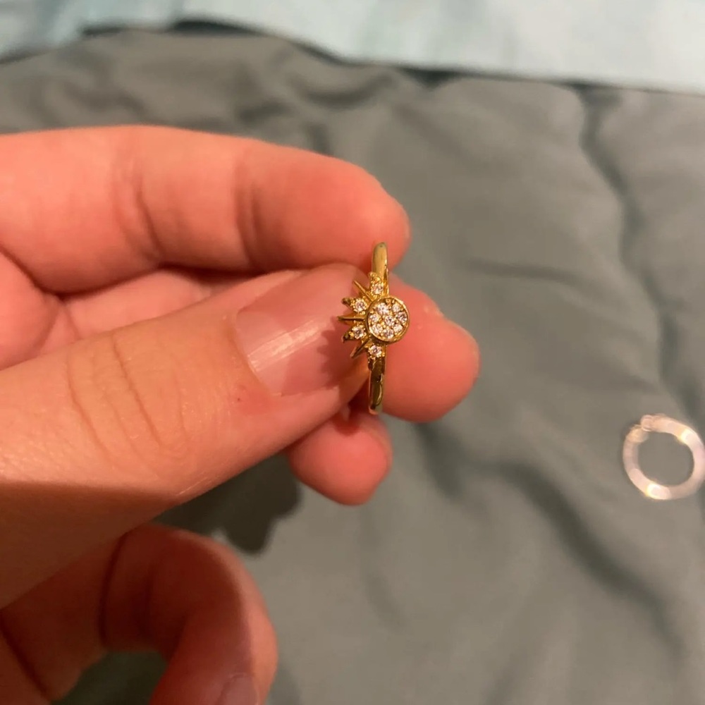 925 Sterling Silver Stackable Rings Size 8 - image 3